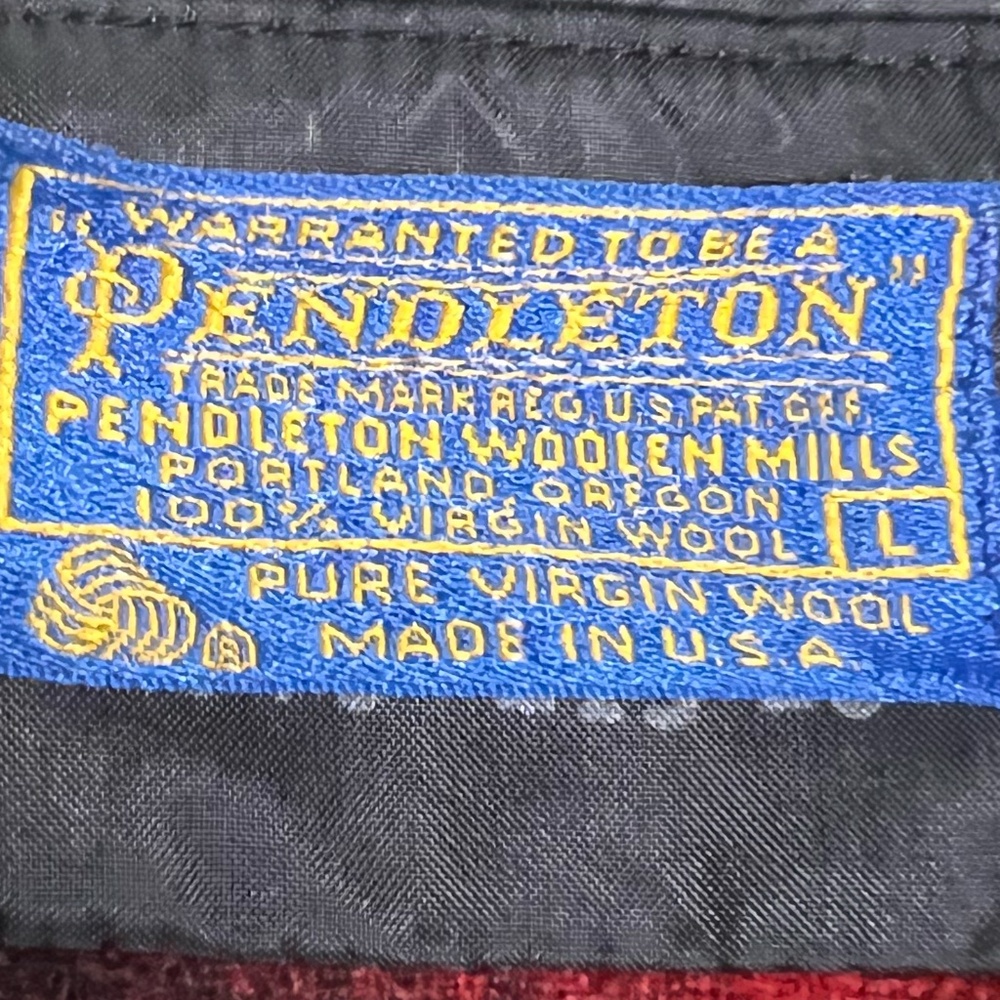 Vintage Pendleton, Virgin Wool, Flannel, Western Wear - Picture 11 of 16